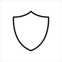 shield icon vector design template simple and clean