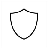 shield icon vector design template simple and clean