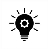 light bulb icon vector design template