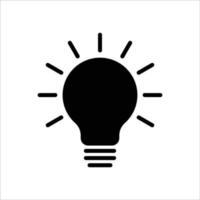 light bulb icon vector design template