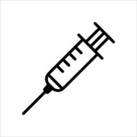 syringe icon vector design template