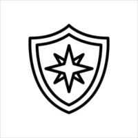 shield icon vector design template simple and clean