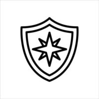 shield icon vector design template simple and clean