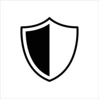 shield icon vector design template simple and clean