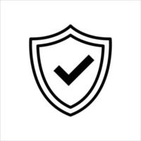 shield icon vector design template simple and clean