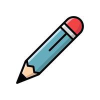 pencil icon vector design template simple and clean