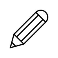 pencil icon vector design template simple and clean