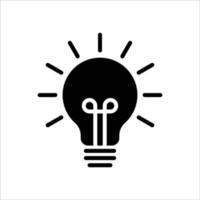 light bulb icon vector design template