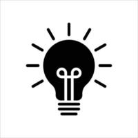 light bulb icon vector design template