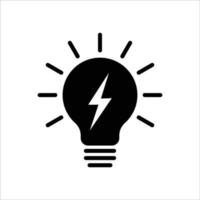 light bulb icon vector design template