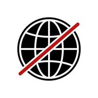 globe icon vector design template simple and clean