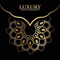 Luxury ornamental mandala background premium vector