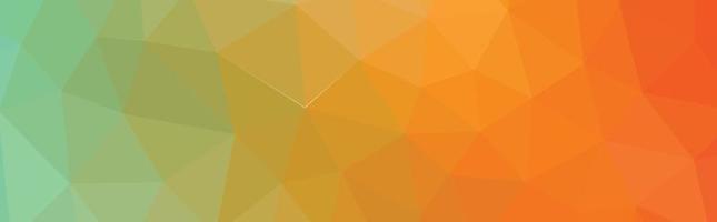 Abstract Gradient Low Poly Banner, triangular style illustration vector