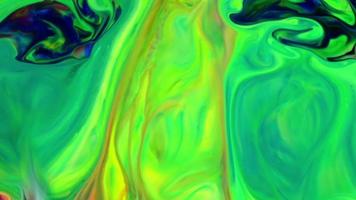 texture de vague d'encre liquide de couleurs abstraites video