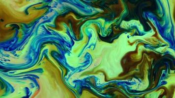 texture di onde di inchiostro liquido di colori astratti video