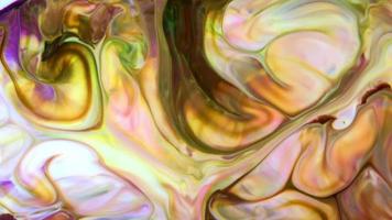 textura de ondas de tinta líquida de cores abstratas video