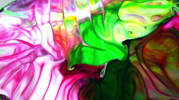abstracte kleuren vloeibare inkt golven textuur video