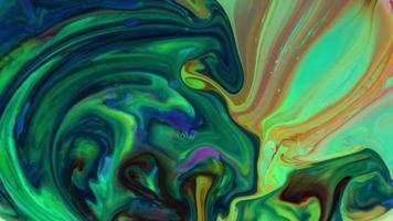 abstrait couleurs encre liquide vagues texture video
