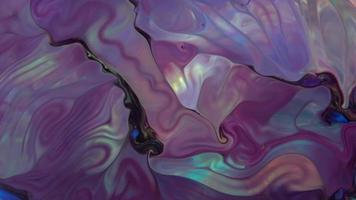 Abstract Colorful Fluid Paint Flowing Background Texture. video