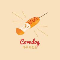 Corndog Vector Art  Icons  and Graphics