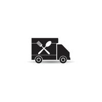 Food truck icon vector