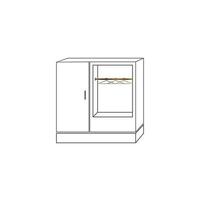 cupboard icon vector illustration template design