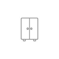 cupboard icon vector illustration template design