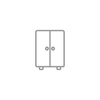 cupboard icon vector illustration template design