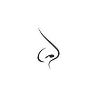 Nose icon vector illustration design template