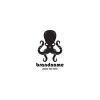 Octopus logo  vector illustration design template