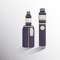 Smoking Vape Icon. Realistic Style. Vector Illustration