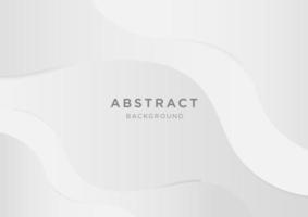 Abstract vector white and gray gradient color curve background