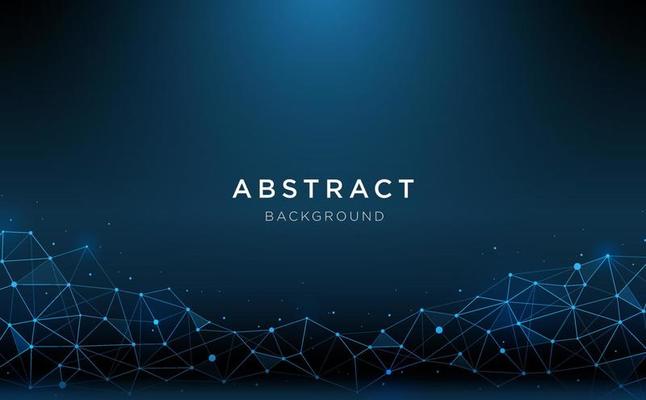 Abstract vector technology background. science and connecting technology