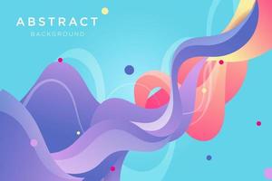 Abstract vector Colorful flow background