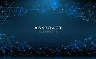 Abstract vector technology background. science and connecting technology