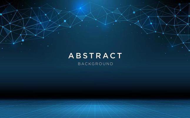 Abstract vector technology background. science and connecting technology