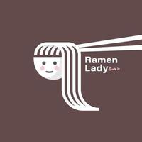 Ramen Lady Logo vector