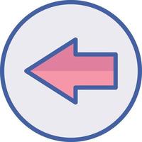 Previous Arrow Vector icon which is suitable for commercial work and easily modify or edit it