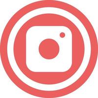 icono de vector de instagram que es adecuado para el trabajo comercial y modificarlo o editarlo fácilmente
