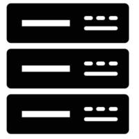 Server hosting Vector icon that can easily modify or edit