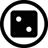 Dice Vector icon which is suitable for commercial work and easily modify or edit it