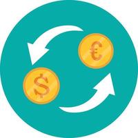 Currency Exchange Isolated Vector icon which can easily modify or edit