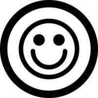 icono de vector de sonrisa que es adecuado para el trabajo comercial y modificarlo o editarlo fácilmente