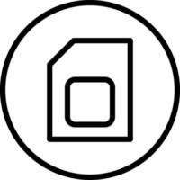 Sim Card Vector icon which is suitable for commercial work and easily modify or edit it
