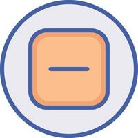 Minus Vector icon which is suitable for commercial work and easily modify or edit it