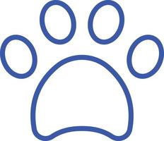 Paw Vector Icon That Can Easily Modified Or Edit