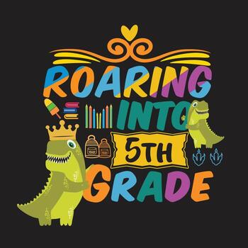 diseño de camiseta de bienvenida de regreso a la escuela con elementos escolares o diseño de tipografía dibujada a mano de regreso a la escuela vector