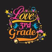 Welcome back to School t shirt design with School  elements or Hand drawn back to School typography design vector