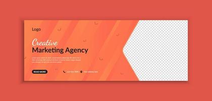 Modern social media post and web banner template vector