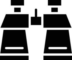 Binoculars  Glyph Icon vector